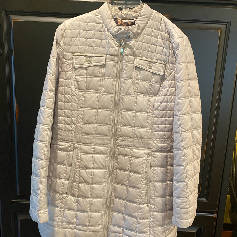 Ladies jacket by laundry, never worn super soft and warm